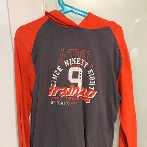 Kids Long sleeve hoody. By Domyos. Size 10-12